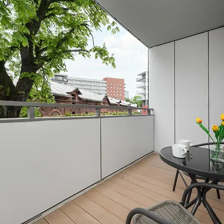 شقة Mieszczanska Modern With Balcony & Free Parking By Renters